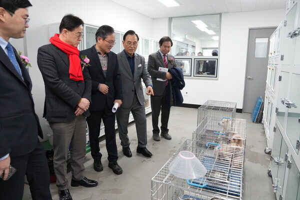 충남 천안시 직영 동물보호센터가 6일 개소식과 함께 문을 열었다. (사진=천안시 제공)